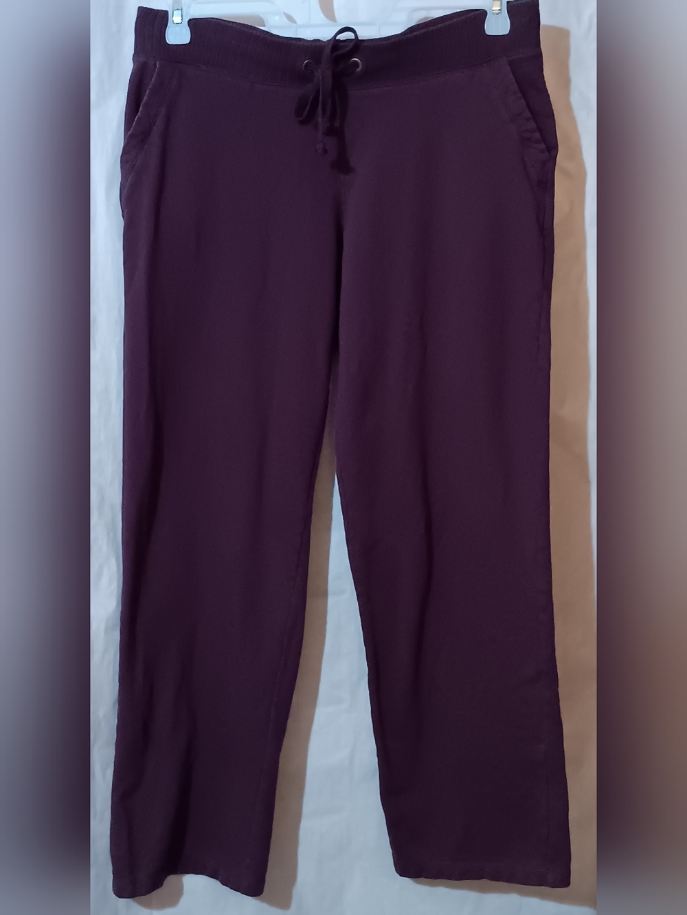 Plum Color Cotton Pants